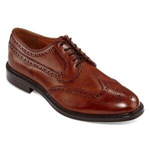 STAFFORD LOGAN COGNAC MEN SHOES SIZE: 10M(D) NEW